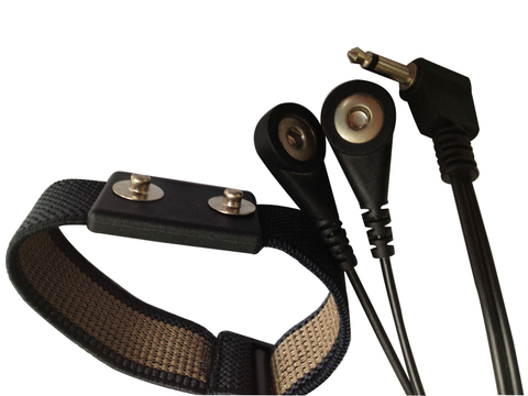 Pulseira ESD de controle estático ajustável para sala limpa