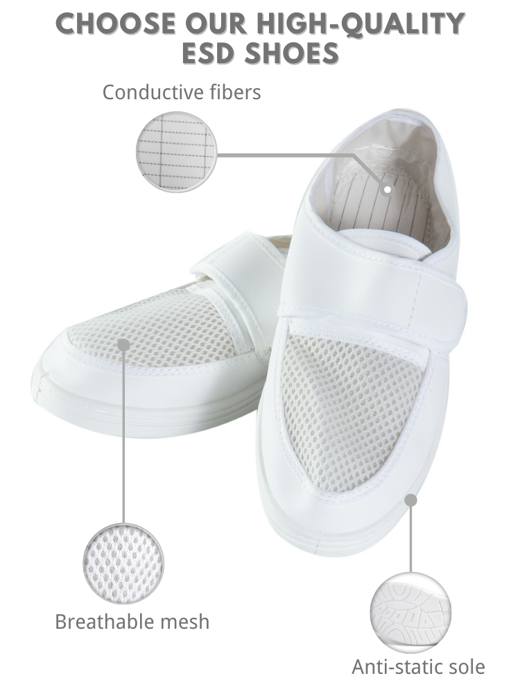 Como funcionam os sapatos ESD?
