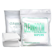 LN-1604009 9x9 Microfibra Cleanroom Wiper Esd Lenços sem poeira para bancadas de trabalho