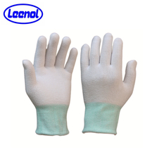 LN-1588005 Luvas de náilon Vendas de fábrica Luvas de náilon industriais brancas