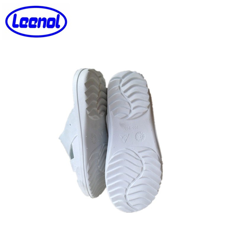 LN-1577101A Chinelo unissex para sala limpa durável de alta qualidade 6 furos antiestático ESD SPU